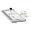 Leitz Precision Home Papierschneider A4, 8 Blatt, A4, 80 g/m², Grau, Gummi, 153 mm