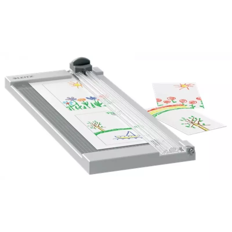 Leitz Precision Home Papierschneider A4, 8 Blatt, A4, 80 g/m², Grau, Gummi, 153 mm
