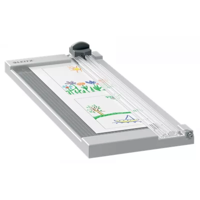 Leitz Precision Home Papierschneider A4, 8 Blatt, A4, 80 g/m², Grau, Gummi, 153 mm
