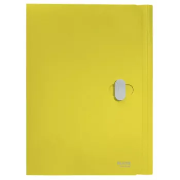 Leitz Recycle 3-Klappen-Mappe, Briefumschlagmappe, A4, Polypropylen (PP), Gelb, Querformat, 150 Blatt