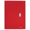 Leitz Recycle 3-Klappen-Mappe, Hüllenmappe, A4, Polypropylen (PP), Rot, Querformat, 150 Blatt