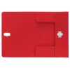 Leitz Recycle 3-Klappen-Mappe, Hüllenmappe, A4, Polypropylen (PP), Rot, Querformat, 150 Blatt