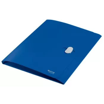 Leitz Recycle 3-Flap Folder, Hüllenmappe, A4, Polypropylen (PP), Blau, Querformat, 150 Blatt