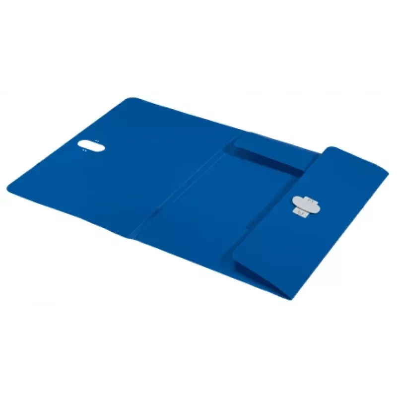 Leitz Recycle 3-Flap Folder, Hüllenmappe, A4, Polypropylen (PP), Blau, Querformat, 150 Blatt