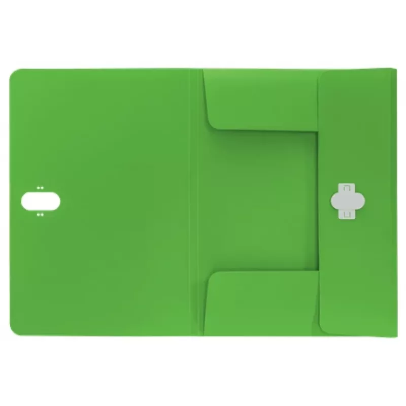 Leitz Recycle 3-Klappen-Mappe, Hüllenmappe, A4, Polypropylen (PP), Grün, Querformat, 150 Blatt