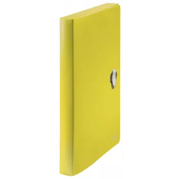 Leitz Recycle Box File, Konventioneller Aktenordner, A4, Polypropylen (PP), Gelb, Quer-/Hochformat, 250 Blatt