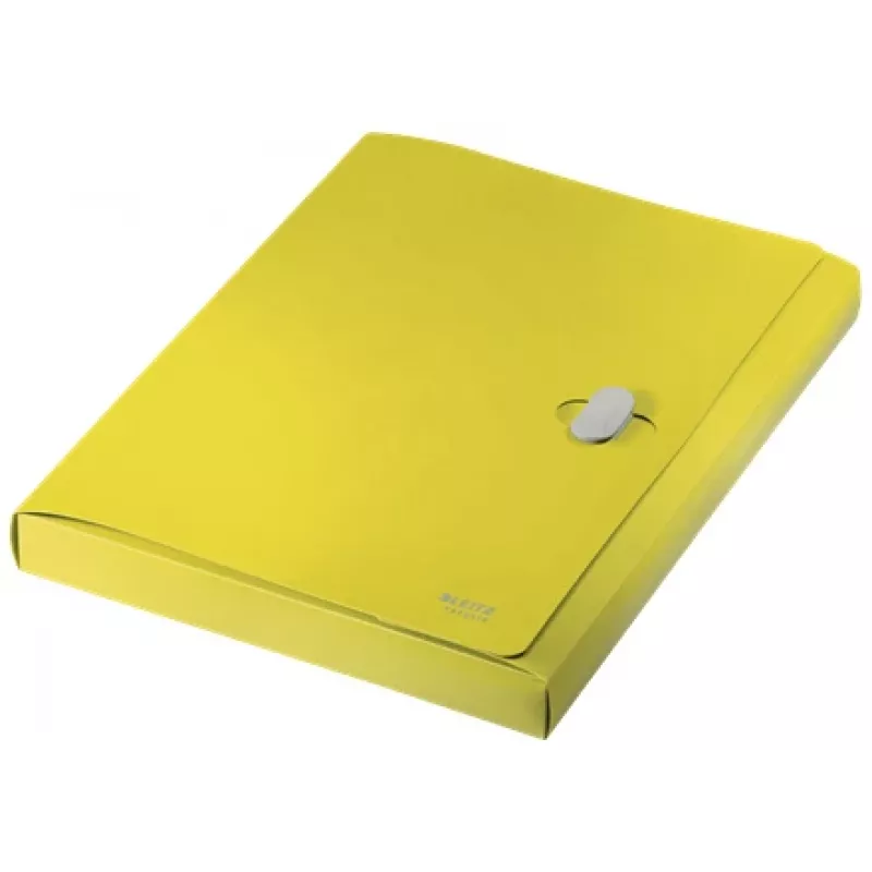 Leitz Recycle Box File, Konventioneller Aktenordner, A4, Polypropylen (PP), Gelb, Quer-/Hochformat, 250 Blatt
