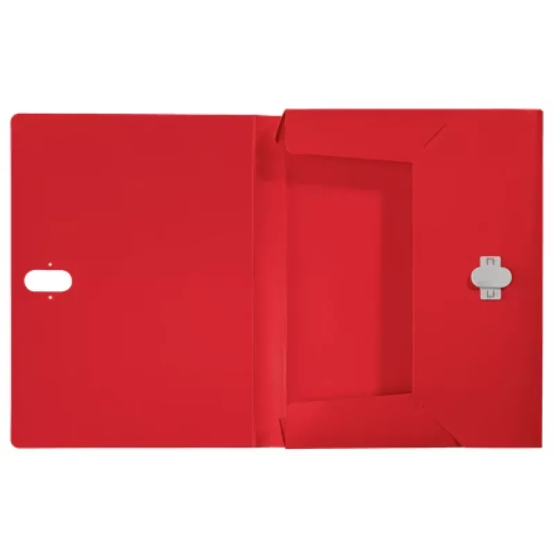 Leitz Recycle-Box, konventioneller Aktenordner, A4, Polypropylen (PP), Rot, Quer-/Hochformat, 250 Blatt