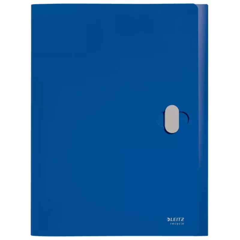 Leitz Recycle Box File, herkömmlicher Aktenordner, A4, Polypropylen (PP), Blau, Querformat/Hochformat, 250 Blatt