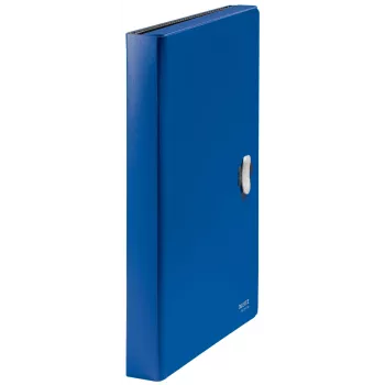 Leitz Recycle Erweiterbare Konzertina-Mappe, herkömmlicher Aktenordner, A4, Polypropylen (PP), Blau, Querformat, 250 Blatt