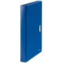 Leitz Recycle Erweiterbare Konzertina-Mappe, herkömmlicher Aktenordner, A4, Polypropylen (PP), Blau, Querformat, 250 Blatt