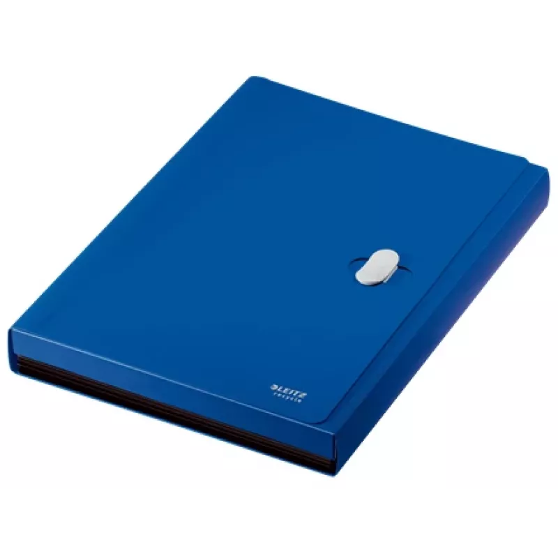 Leitz Recycle Erweiterbare Konzertina-Mappe, herkömmlicher Aktenordner, A4, Polypropylen (PP), Blau, Querformat, 250 Blatt
