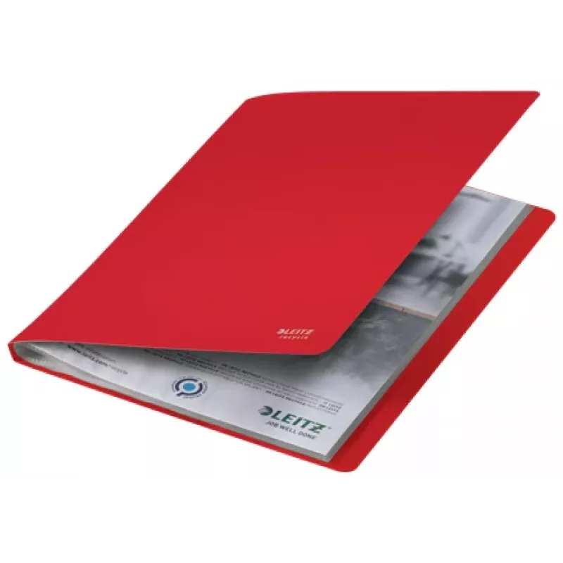 Leitz Recycle Displaybuch, Rot, Polypropylen (PP), 20 Taschen, 40 Blätter, Querformat/Hochformat, A4