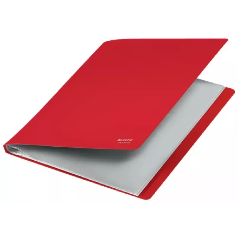 Leitz Recycle Displaybuch, Rot, Polypropylen (PP), 20 Taschen, 40 Blätter, Querformat/Hochformat, A4