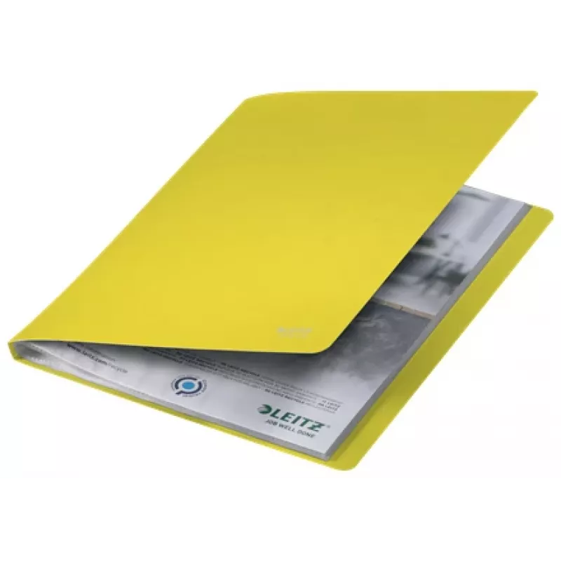 Leitz Recycle Displaybuch, Gelb, Polypropylen (PP), 40 Fächer, 80 Blatt, Quer-/Hochformat, A4