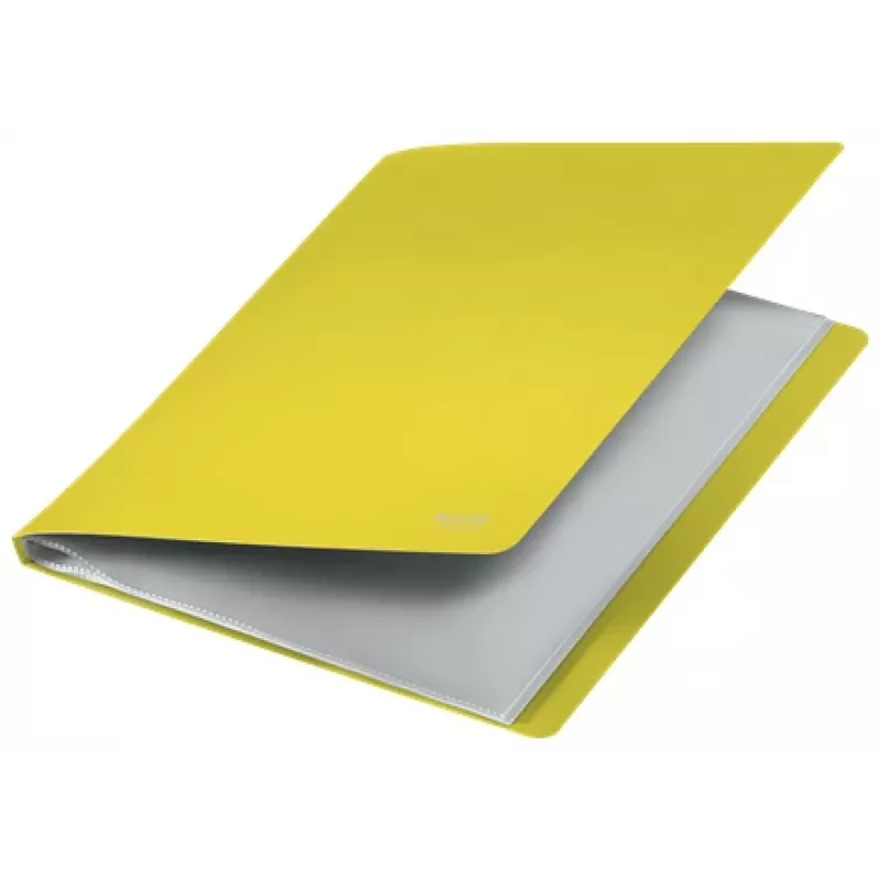 Leitz Recycle Displaybuch, Gelb, Polypropylen (PP), 40 Fächer, 80 Blatt, Quer-/Hochformat, A4