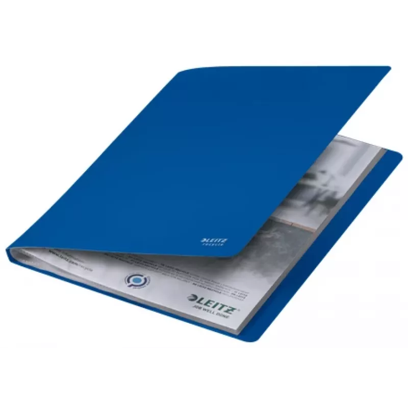 Leitz Recycle Displaybuch, Blau, Polypropylen (PP), 40 Fächer, 80 Blatt, Querformat/Hochformat, A4