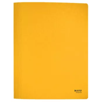 Leitz Recycle Karton-Flachmappe, herkömmlicher Aktenordner, A4, Karton, Gelb, Quer-/Hochformat, 250 Blatt
