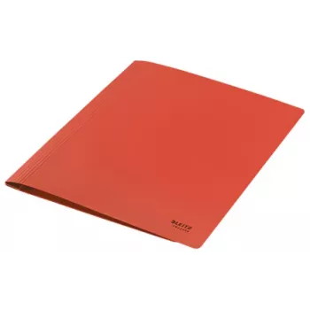 Leitz Recycle Karton-Flachordner, herkömmlicher Aktenordner, A4, Karton, Rot, Quer-/Hochformat, 250 Blatt