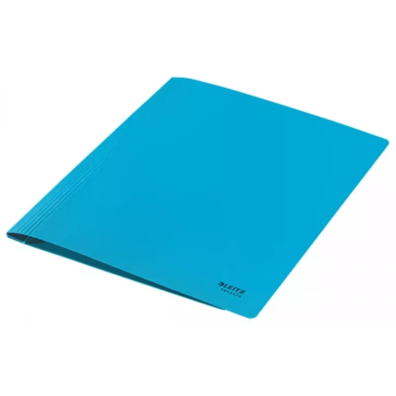 Leitz Recycle Karton-Flachordner, Aktenordner, A4, Karton, Blau, Quer-/Hochformat, 250 Blatt