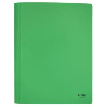 Leitz Recycle Karton-Flachordner, Konventioneller Aktenordner, A4, Karton, Grün, Querformat/Hochformat, 250 Blatt
