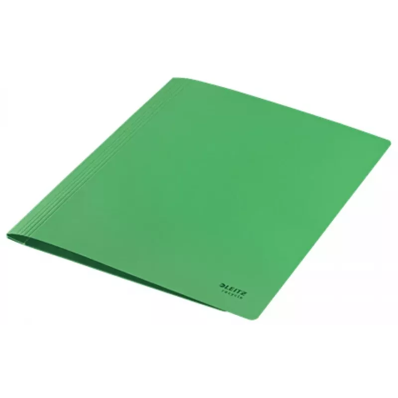 Leitz Recycle Karton-Flachordner, Konventioneller Aktenordner, A4, Karton, Grün, Querformat/Hochformat, 250 Blatt