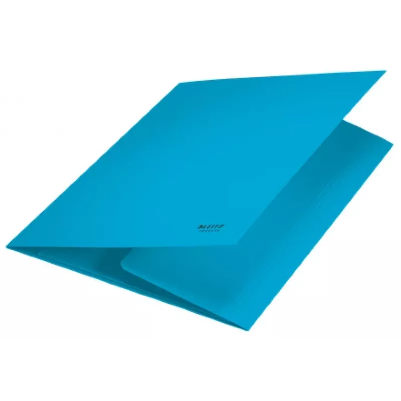 Leitz Recycle Karton-3-Klappmappe, Konventionelle Aktenmappe, A4, Karton, Blau, Quer-/Hochformat, 250 Blatt