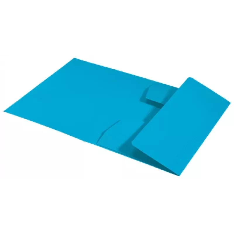 Leitz Recycle Karton-3-Klappmappe, Konventionelle Aktenmappe, A4, Karton, Blau, Quer-/Hochformat, 250 Blatt