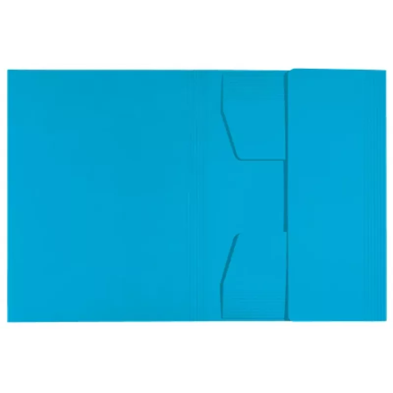 Leitz Recycle Karton-3-Klappmappe, Konventionelle Aktenmappe, A4, Karton, Blau, Quer-/Hochformat, 250 Blatt
