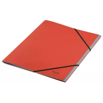 Leitz Recycle Karton-Trennbuch, Unterschriftenmappe, A4, Karton, Rot, 430 g/m², Gummizug