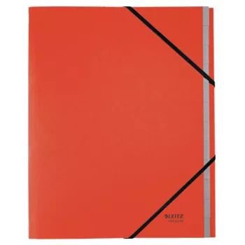 Leitz Recycle Karton-Trennbuch, A4, Karton, Rot, 430 g/m², klimaneutral, 247 mm