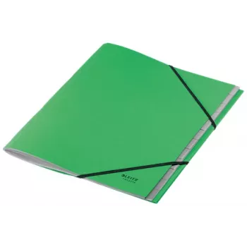 Leitz Recycle Karton-Registerbuch, konventioneller Aktenordner, A4, Karton, Grün, 430 g/m², Gummiband