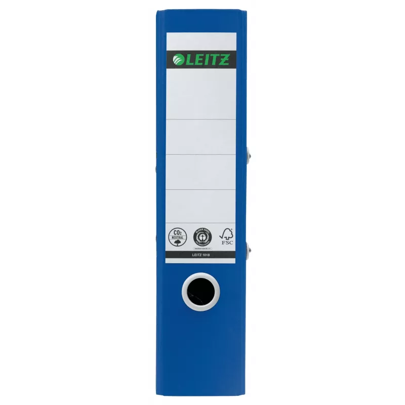 Leitz 180° Recycling-Hebelordner, A4, Rundring, Aufbewahrung, Karton, Blau, Blau
