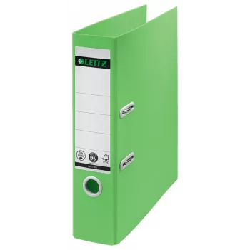 Leitz 180° Recycle Hebelordner, A4, Rundring, Aufbewahrung, Karton, Grün, Grün