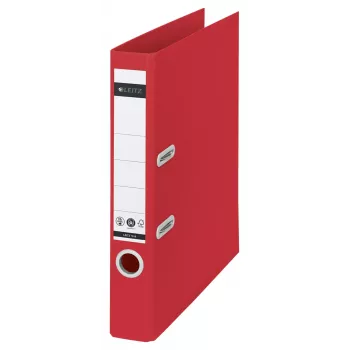 Leitz 180° Recycle Aktenordner, A4, Rundring, Aufbewahrung, Karton, Rot, Rot