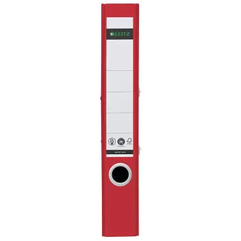 Leitz 180° Recycle Aktenordner, A4, Rundring, Aufbewahrung, Karton, Rot, Rot