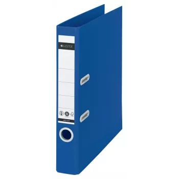 Leitz 180° Recycle Hebelmechanik-Ordner, A4, Rundring, Aufbewahrung, Karton, Blau, Blau