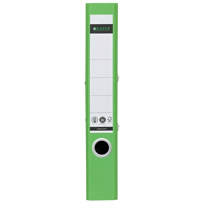 Leitz 180° Recycle-Hebelordner, A4, Rundring, Aufbewahrung, Karton, Grün, Grün