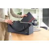 Leitz Fabric Hot Desking Arbeitstasche, Stoff, einfarbig, Stoff, Reißverschluss, Unisex, 465 mm