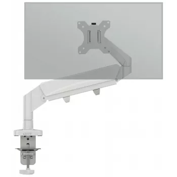 Leitz Ergo platzsparender Einzelmonitorarm, Klemme/Tischdurchführung, 9 kg, 43,2 cm (17 Zoll), 81,3 cm (32 Zoll), 100 x 100 mm, Grau