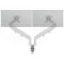 Leitz Ergo Space Saving Dual Monitor Arm, Clamp/Grommet, 18 kg, 43,2 cm (17 Zoll), 81.3 cm (32 Zoll), 100 x 100 mm, Grau