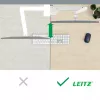 Leitz Ergo Space Saving Dual Monitor Arm, Clamp/Grommet, 18 kg, 43,2 cm (17 Zoll), 81.3 cm (32 Zoll), 100 x 100 mm, Grau