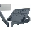 Leitz Ergo Platzsparender Dual-Monitor- & Laptop-Arm, Klemme/Tischdurchführung, 18 kg, 43,2 cm (17 Zoll), 81,3 cm (32 Zoll), 100 x 100 mm, Dunkelgrau