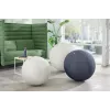 Leitz Ergo Aktiver Sitzball mit Stoppfunktion 65 cm, Grau, Full-size, 150 kg, Erwachsene, Adult, TÜV