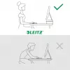 Leitz Ergo verstellbarer Monitorständer, freistehend, 68,6 cm (27 Zoll), höhenverstellbar, grau