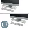 Leitz Ergo verstellbarer Monitorständer, freistehend, 68,6 cm (27 Zoll), höhenverstellbar, grau