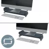 Leitz Ergo Verstellbarer Monitorständer, Freistehend, 68,6 cm (27 Zoll), Höhenverstellung, Grau