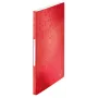 Leitz Display Book WOW PP 40 Taschen, Rot, Polypropylen (PP), 40 Taschen, A4, 231 mm, 16 mm