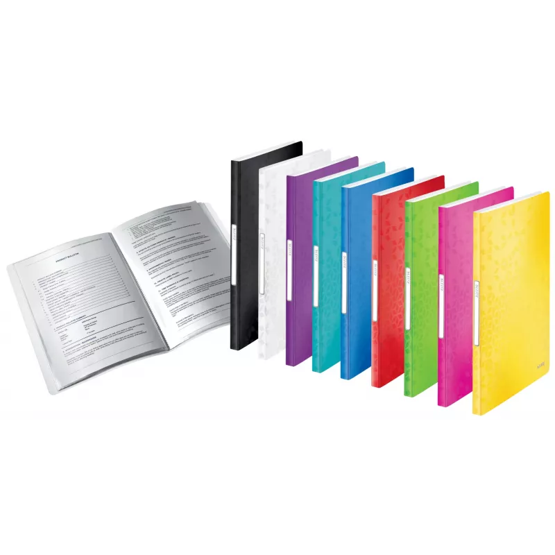Leitz Display Book WOW PP 40 Taschen, Rot, Polypropylen (PP), 40 Taschen, A4, 231 mm, 16 mm
