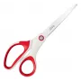 Leitz WOW Titanium Büroschere 205 mm, Erwachsene, Gerader Schnitt, Einzeln, Rot, Weiß, Edelstahl, Büroschere